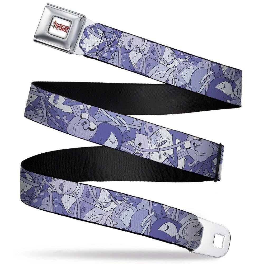 2040 Seatbelt Belt Adventure Time Jake Character Wrap Purples/White